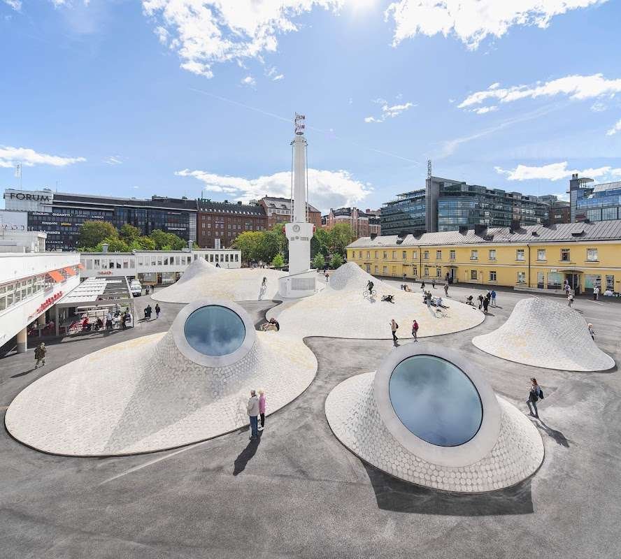 Amos Rex art museum in Helsinki